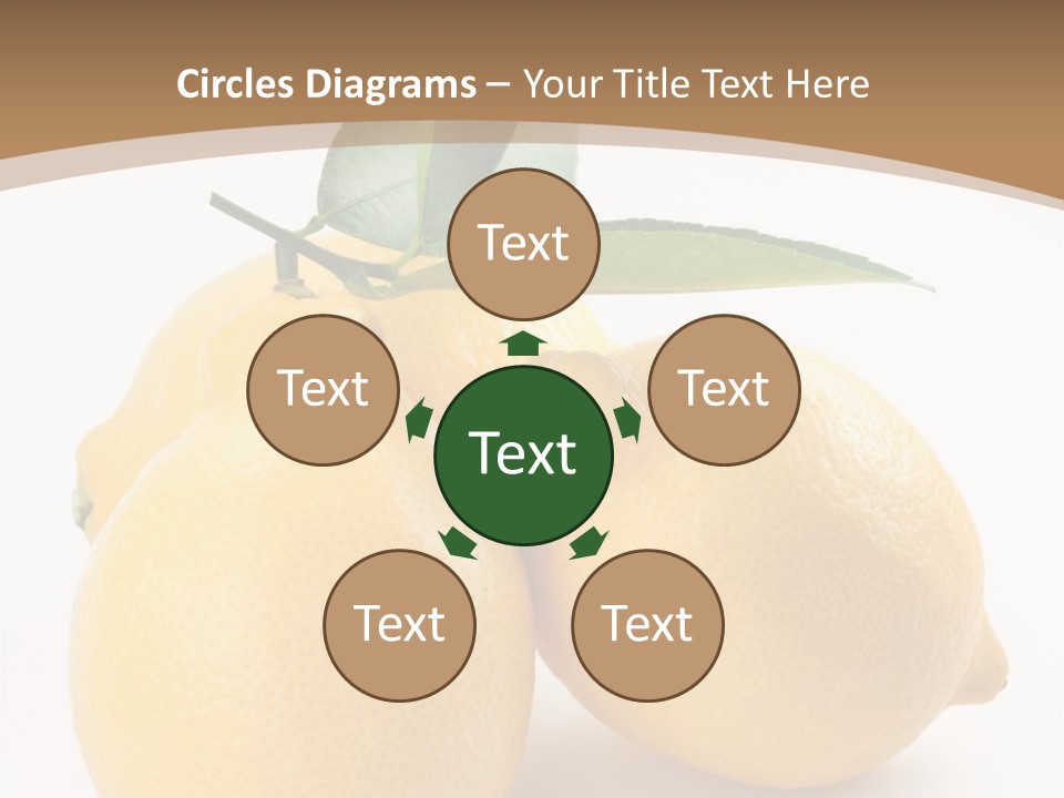 Photograph Close Lime PowerPoint Template