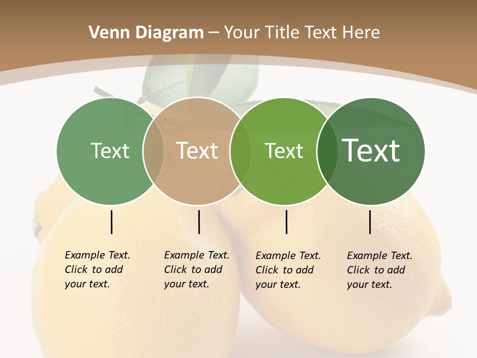Photograph Close Lime PowerPoint Template
