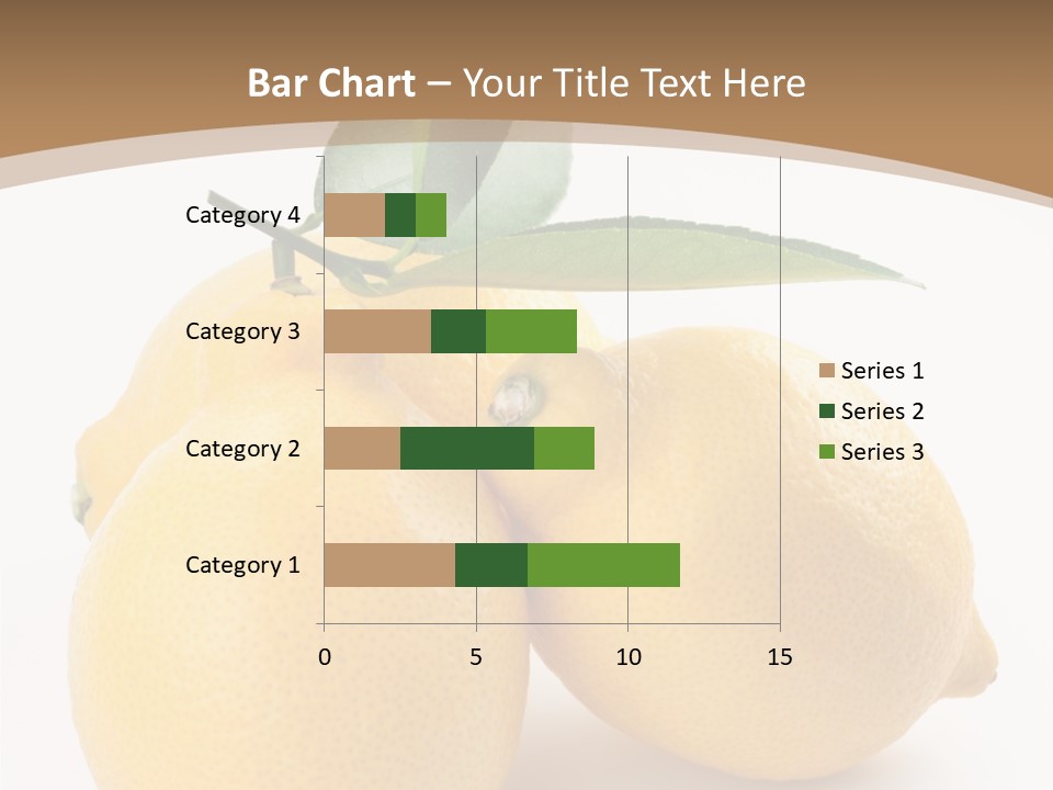 Photograph Close Lime PowerPoint Template