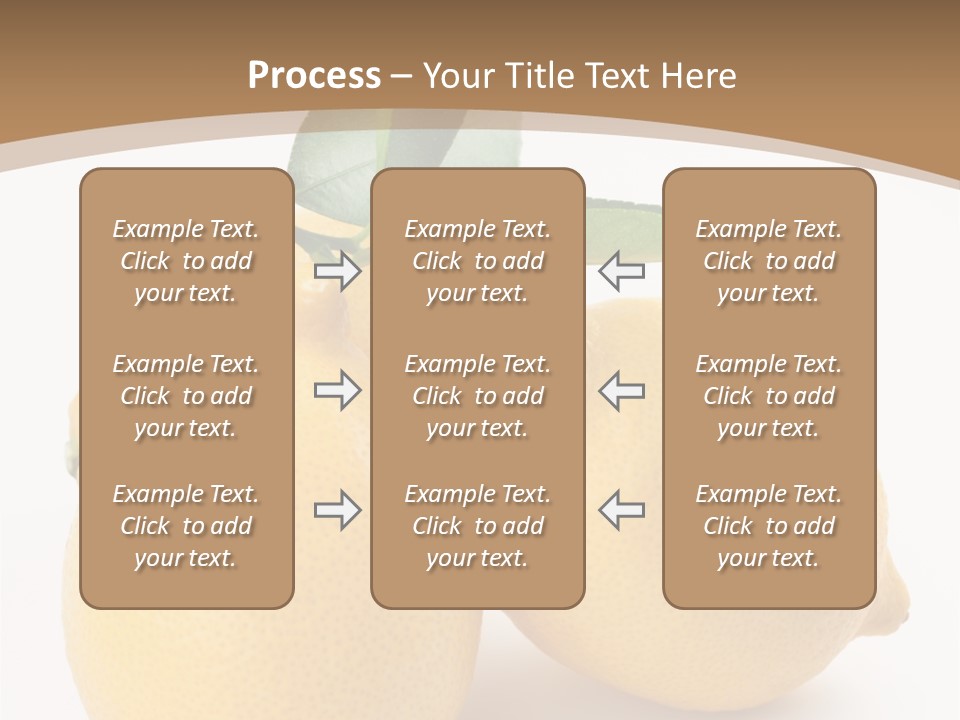Photograph Close Lime PowerPoint Template
