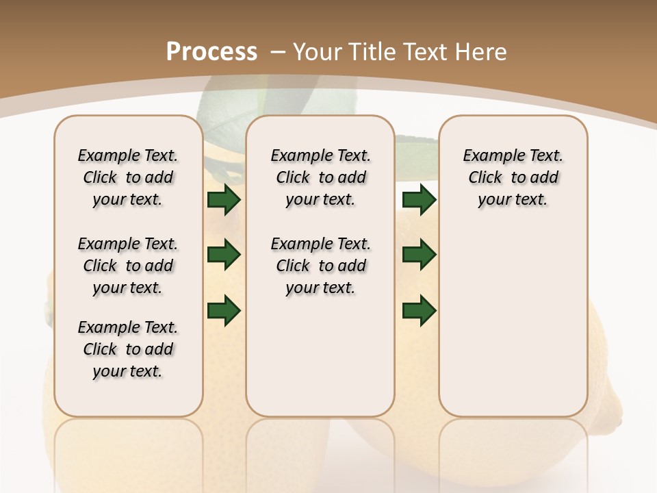 Photograph Close Lime PowerPoint Template