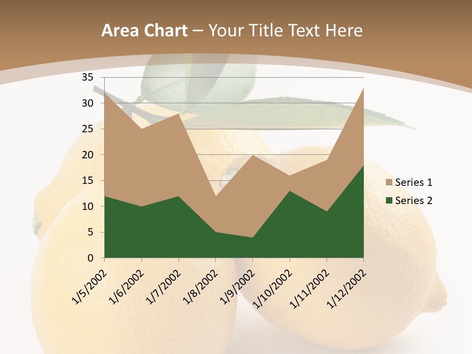 Photograph Close Lime PowerPoint Template