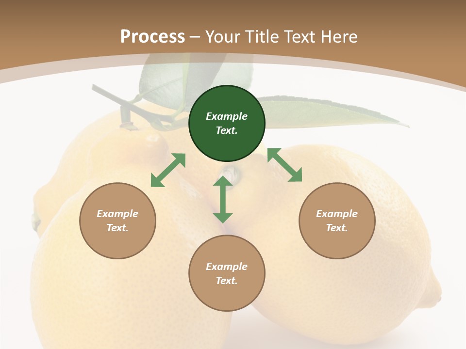 Photograph Close Lime PowerPoint Template
