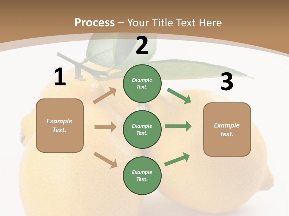 Photograph Close Lime PowerPoint Template
