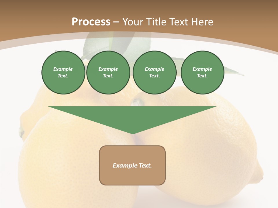 Photograph Close Lime PowerPoint Template