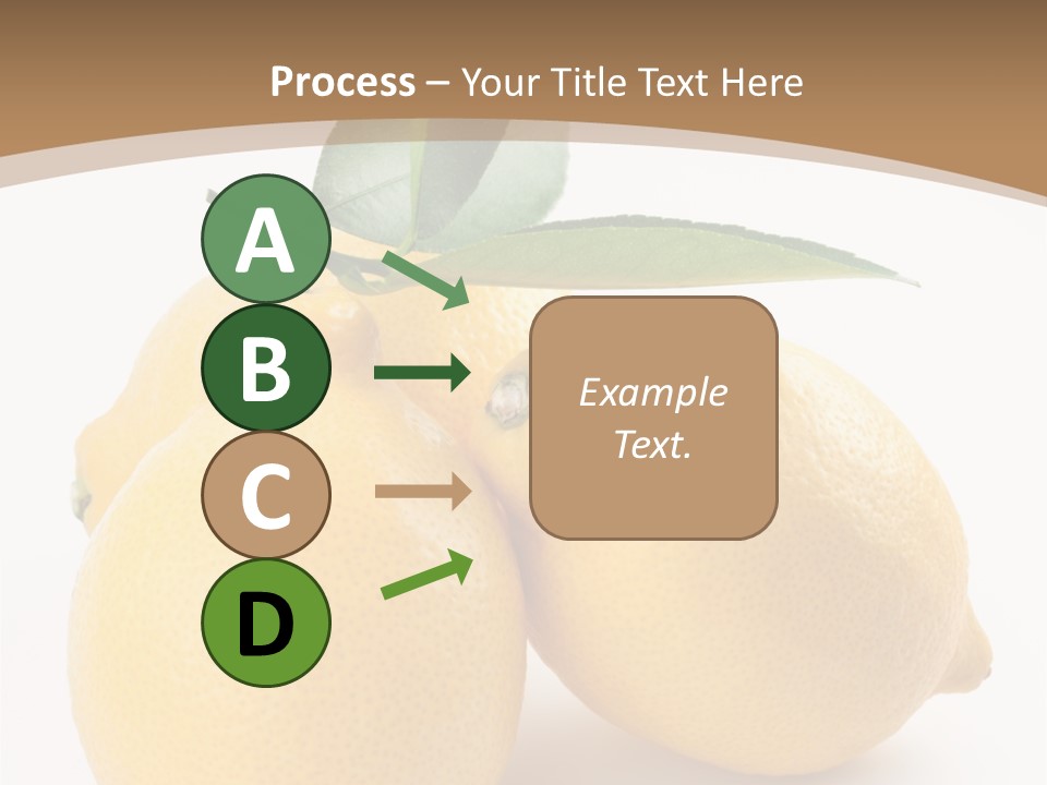 Photograph Close Lime PowerPoint Template