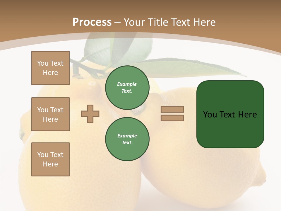Photograph Close Lime PowerPoint Template