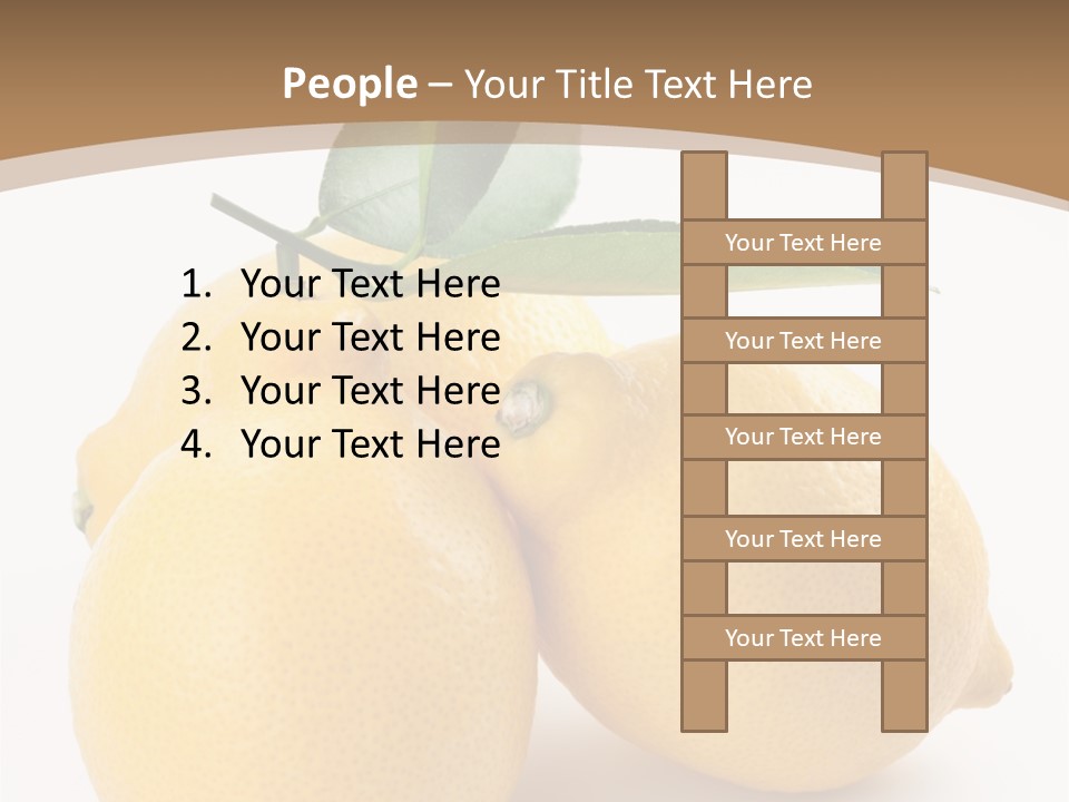Photograph Close Lime PowerPoint Template