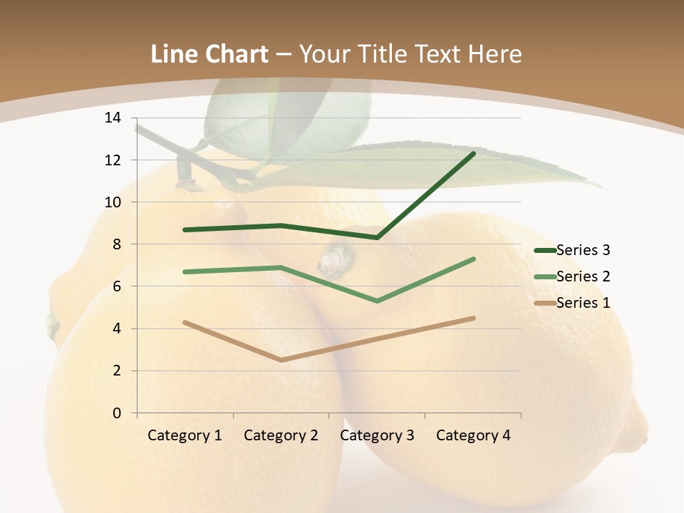 Photograph Close Lime PowerPoint Template