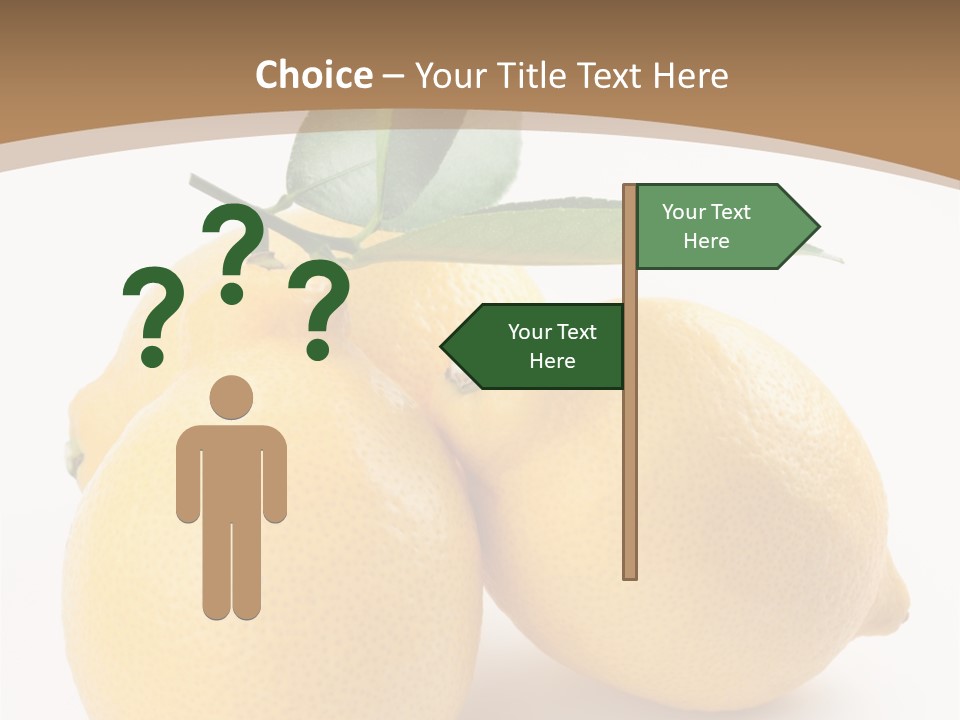 Photograph Close Lime PowerPoint Template