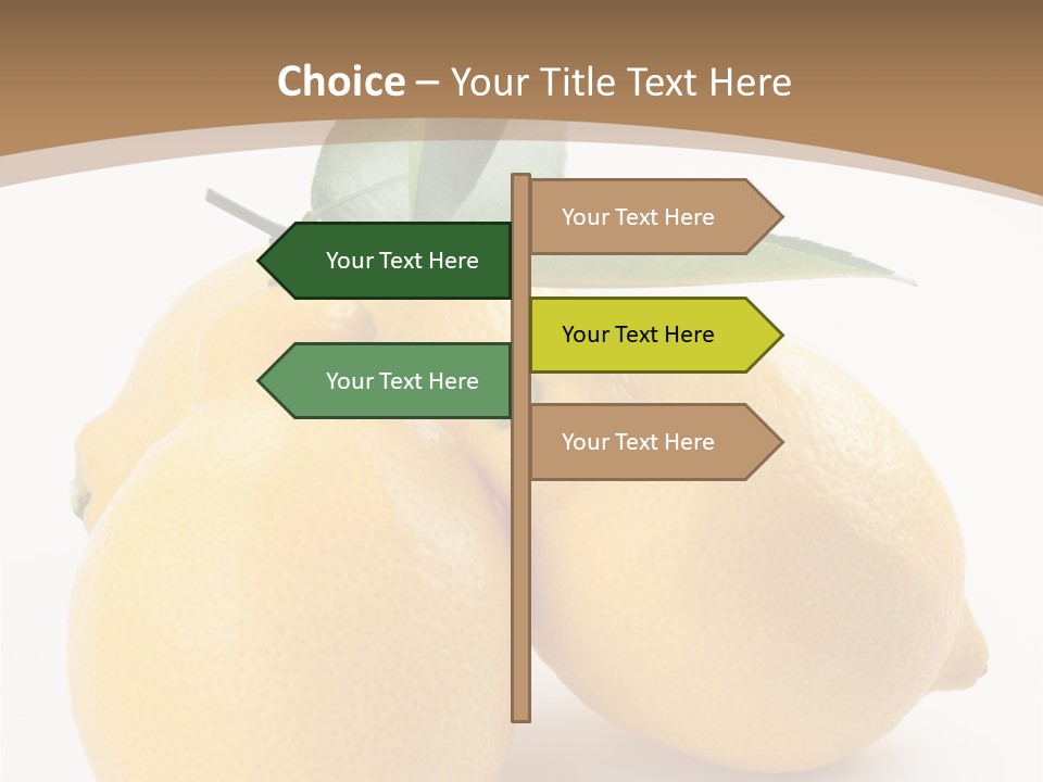 Photograph Close Lime PowerPoint Template