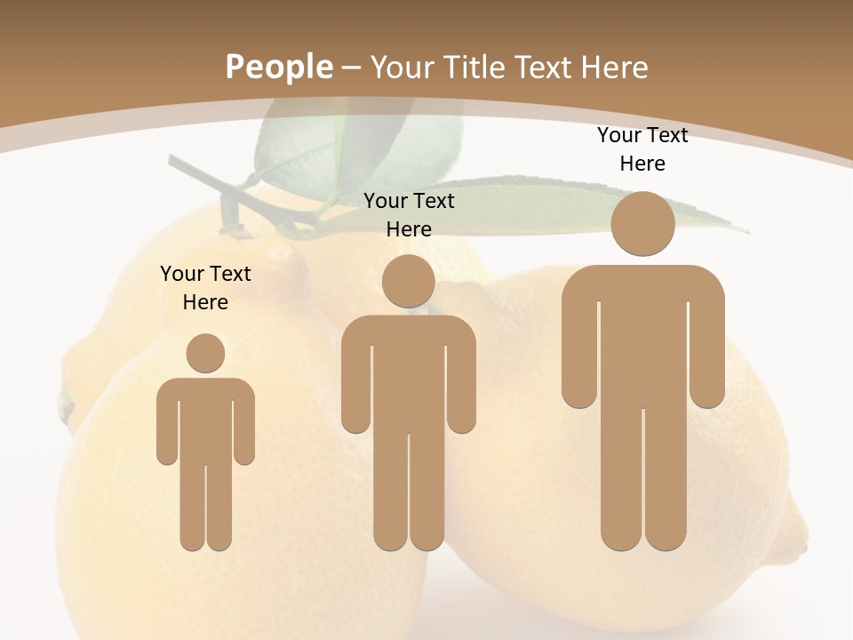 Photograph Close Lime PowerPoint Template