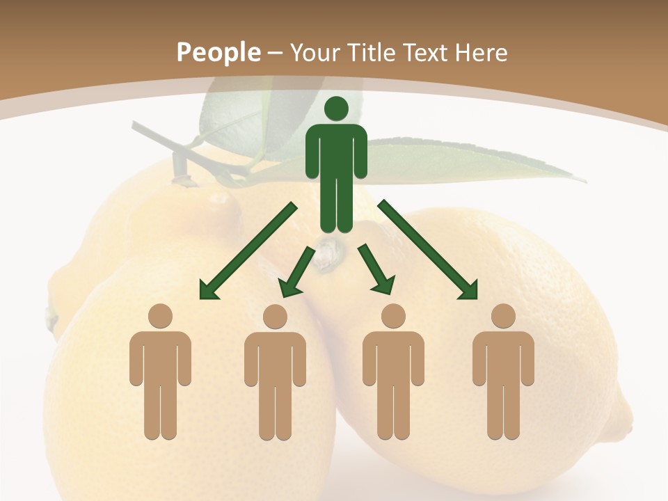 Photograph Close Lime PowerPoint Template