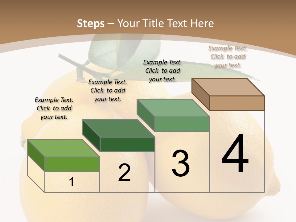 Photograph Close Lime PowerPoint Template