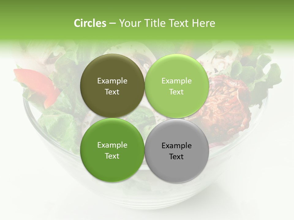 Close Up Appetiser Tomato PowerPoint Template