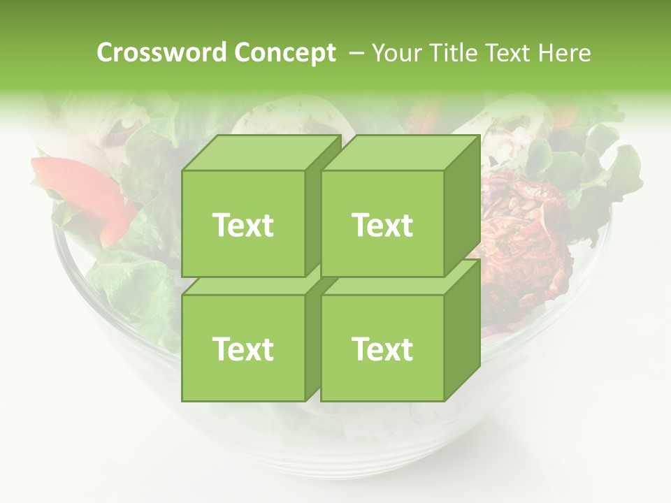 Close Up Appetiser Tomato PowerPoint Template