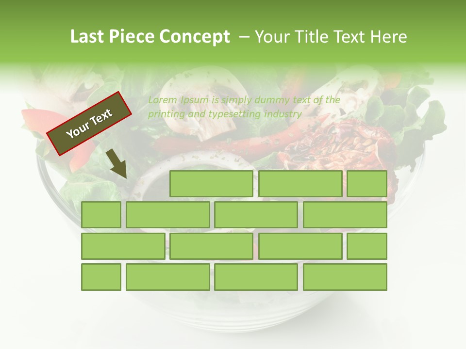 Close Up Appetiser Tomato PowerPoint Template