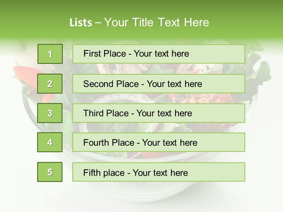 Close Up Appetiser Tomato PowerPoint Template