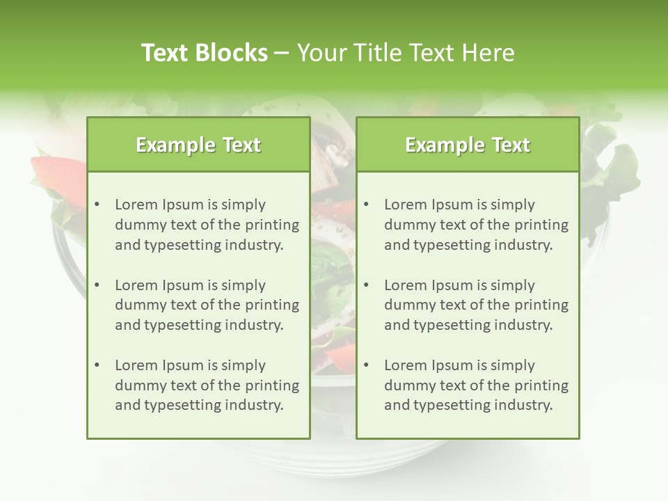 Close Up Appetiser Tomato PowerPoint Template