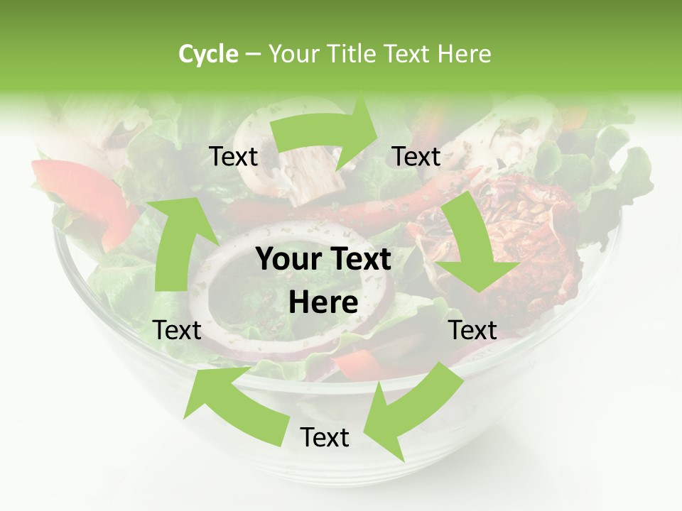 Close Up Appetiser Tomato PowerPoint Template
