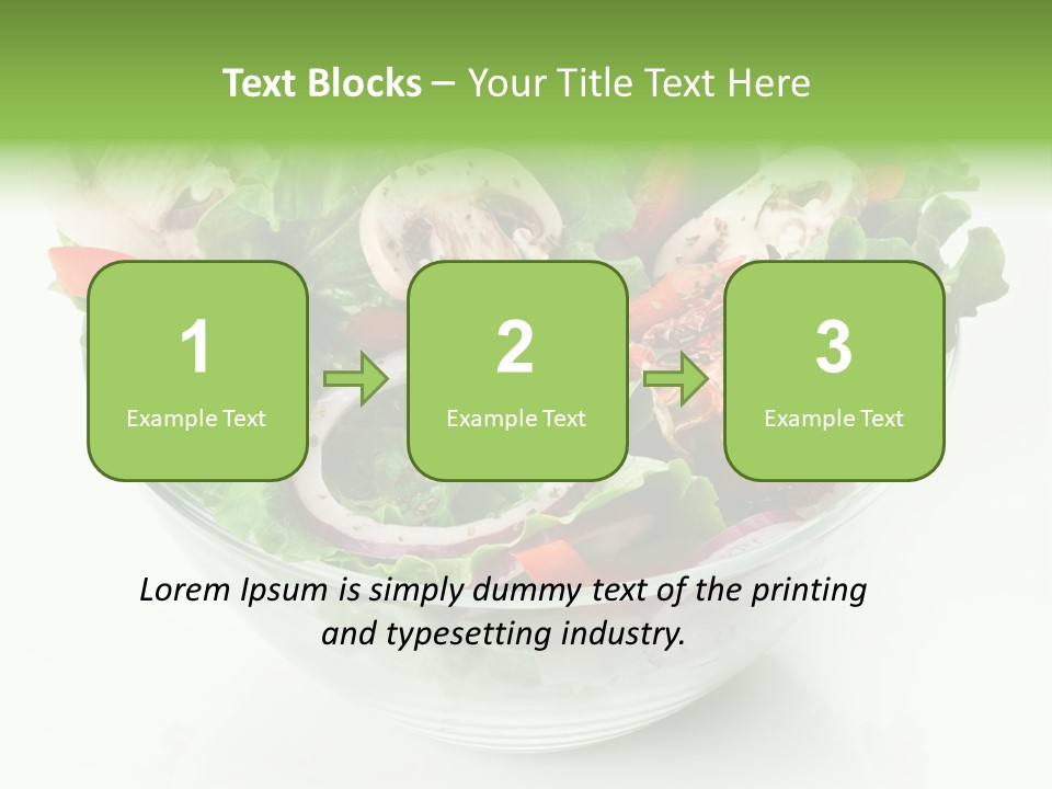 Close Up Appetiser Tomato PowerPoint Template