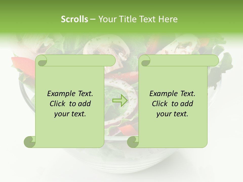 Close Up Appetiser Tomato PowerPoint Template