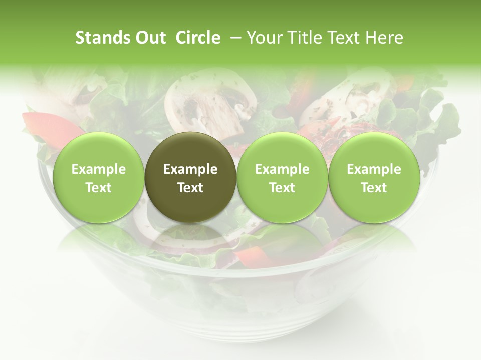 Close Up Appetiser Tomato PowerPoint Template