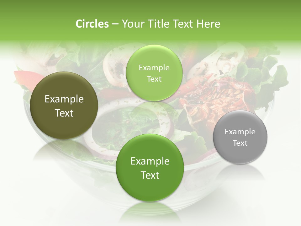 Close Up Appetiser Tomato PowerPoint Template