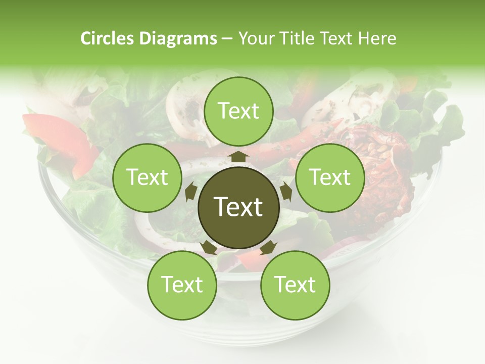 Close Up Appetiser Tomato PowerPoint Template