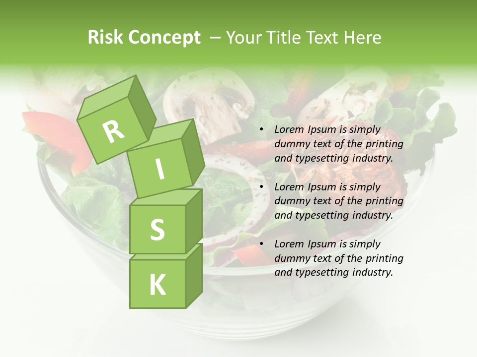 Close Up Appetiser Tomato PowerPoint Template