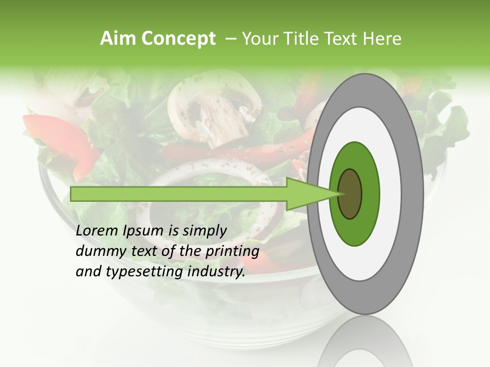 Close Up Appetiser Tomato PowerPoint Template