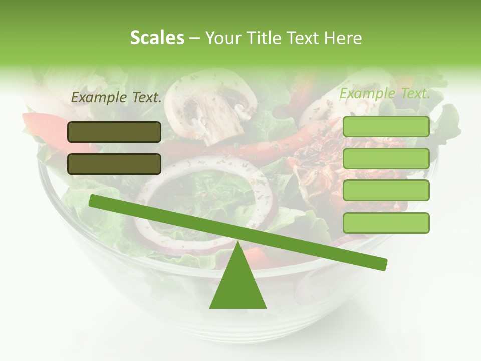 Close Up Appetiser Tomato PowerPoint Template