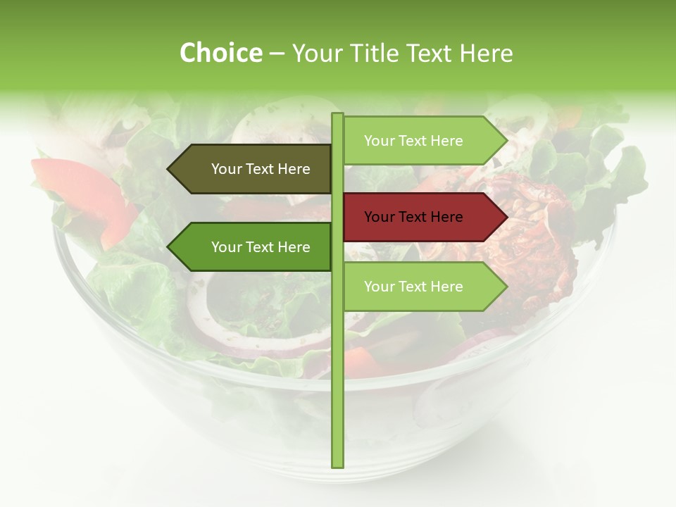 Close Up Appetiser Tomato PowerPoint Template