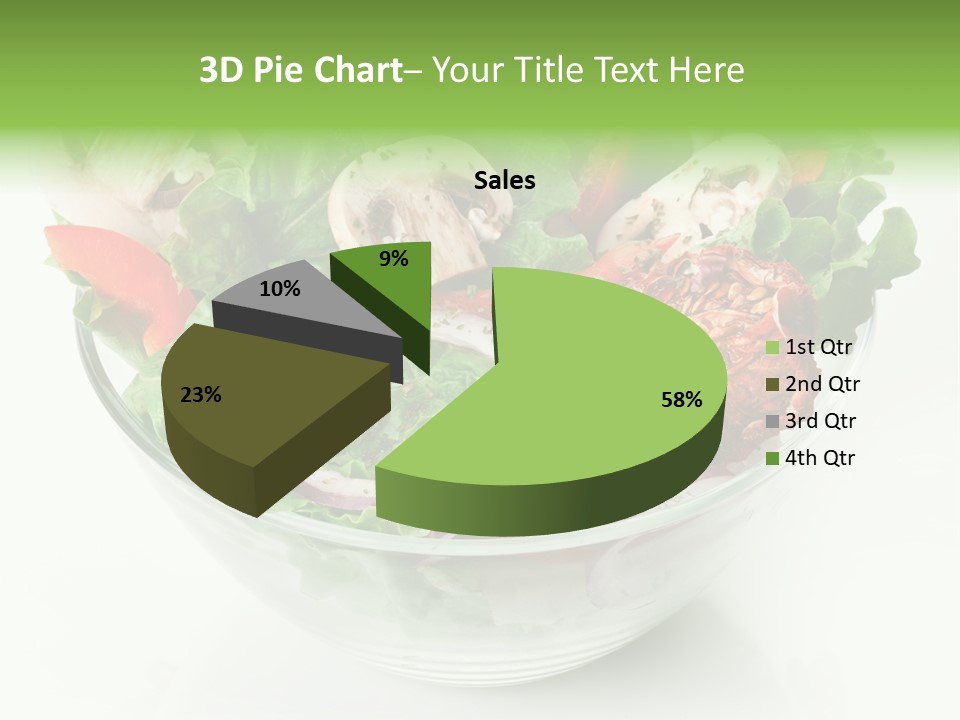 Close Up Appetiser Tomato PowerPoint Template