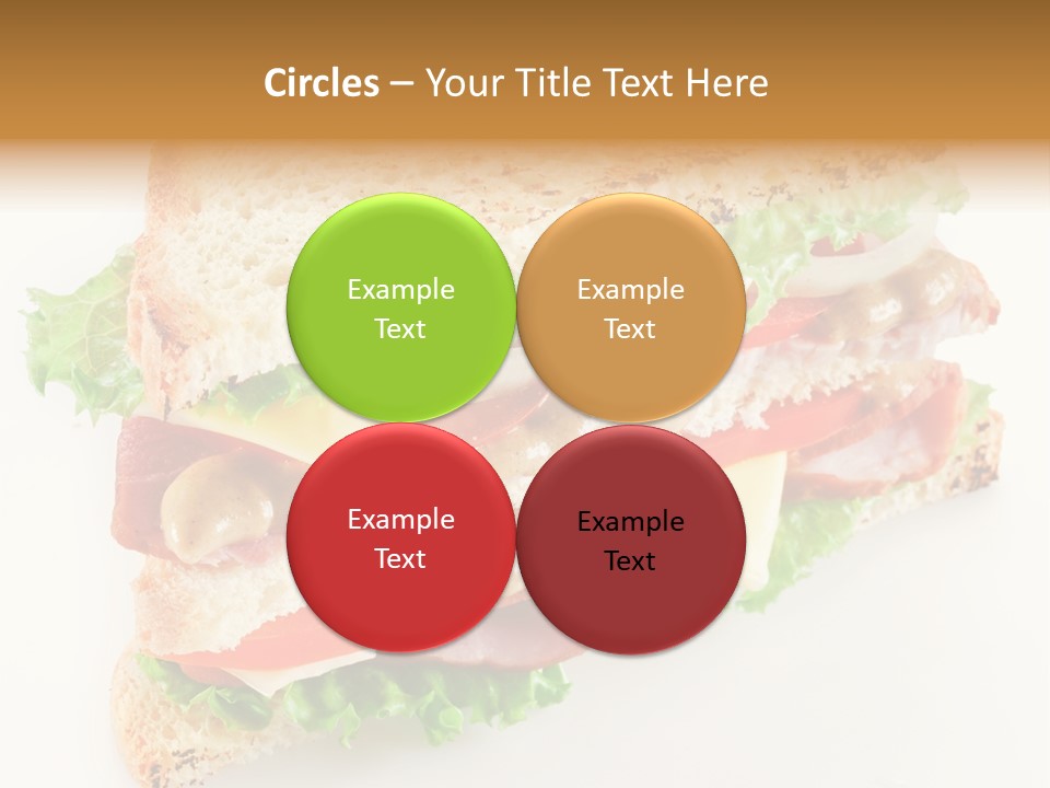Meal Toast Close Up PowerPoint Template
