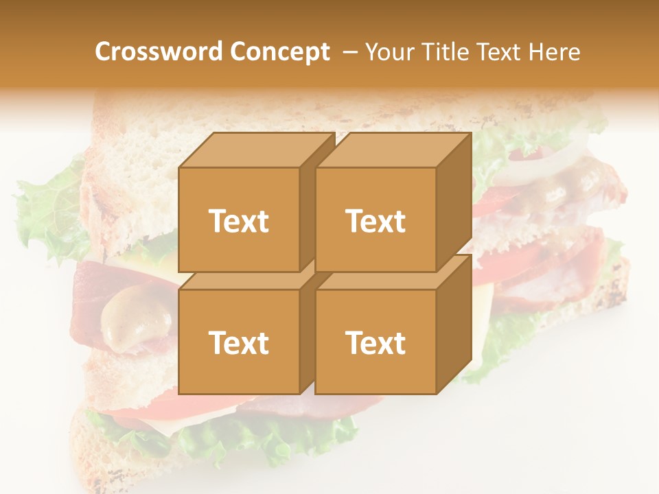 Meal Toast Close Up PowerPoint Template