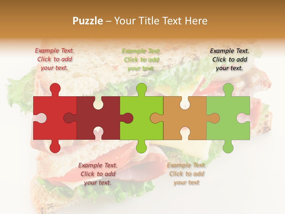 Meal Toast Close Up PowerPoint Template