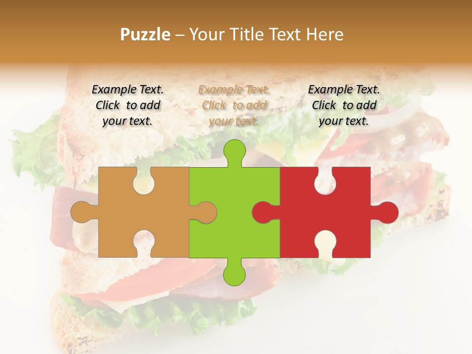 Meal Toast Close Up PowerPoint Template