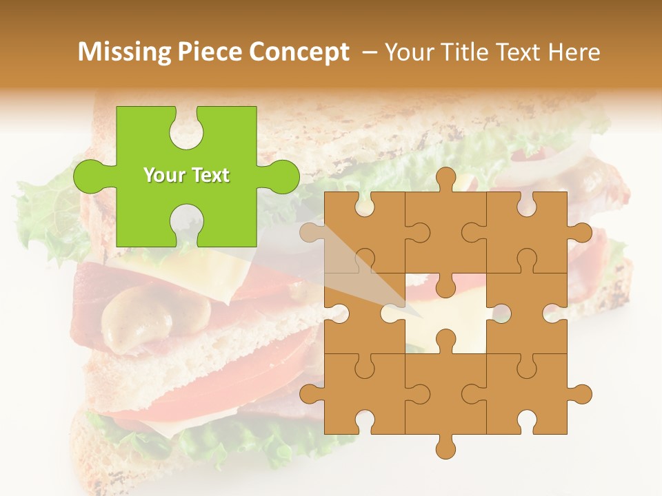 Meal Toast Close Up PowerPoint Template