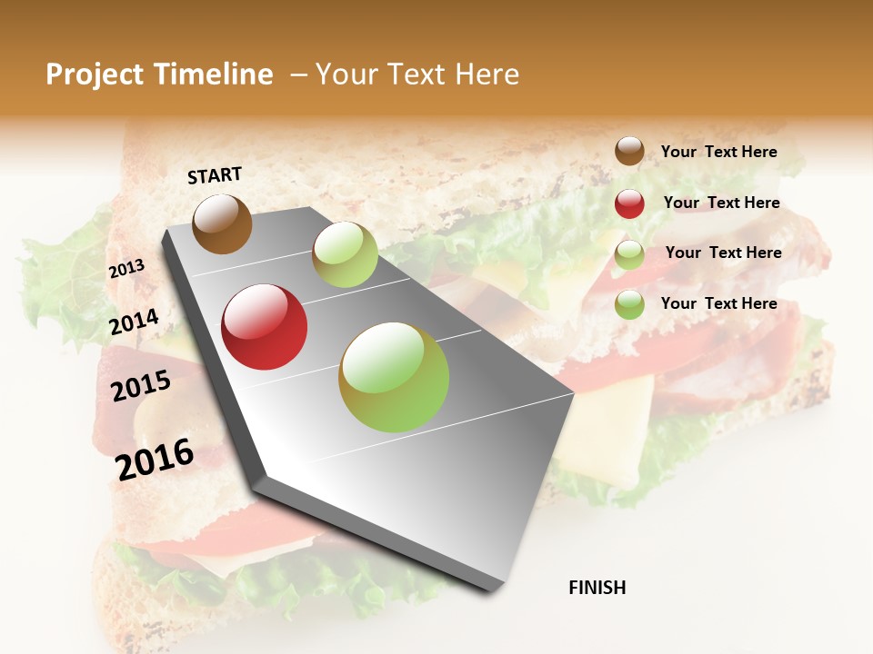 Meal Toast Close Up PowerPoint Template
