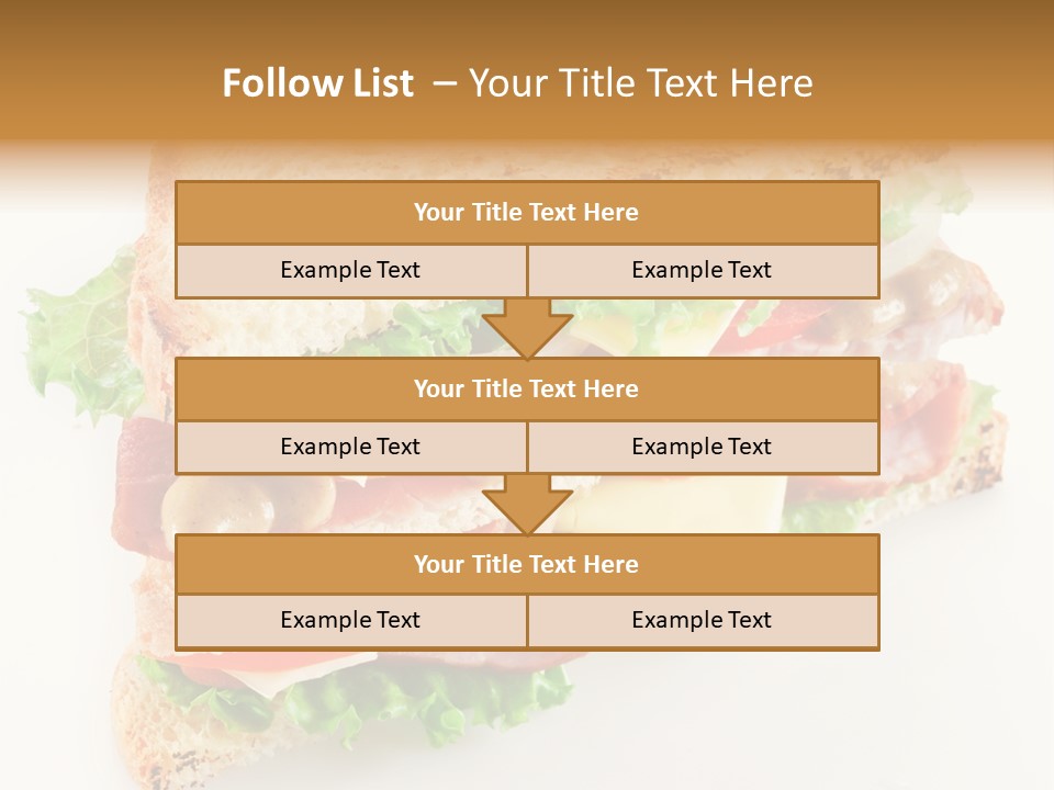 Meal Toast Close Up PowerPoint Template