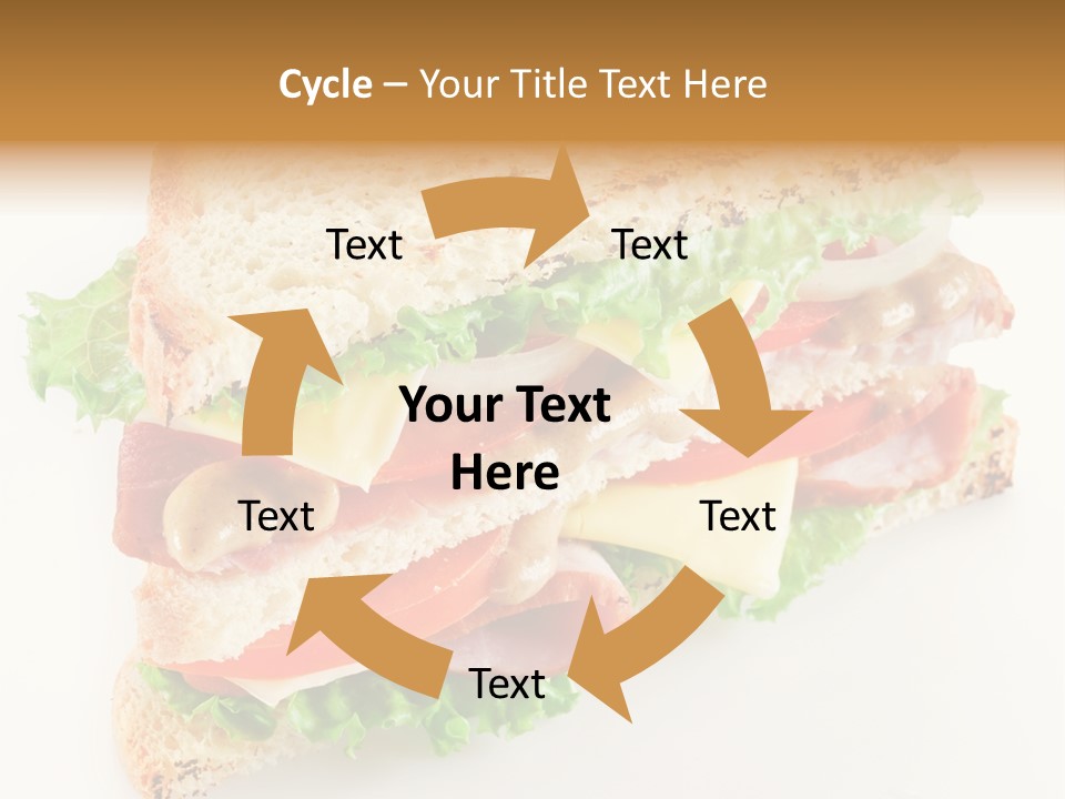 Meal Toast Close Up PowerPoint Template
