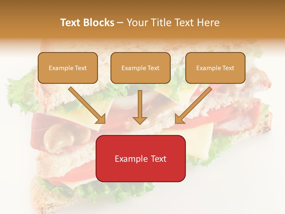Meal Toast Close Up PowerPoint Template