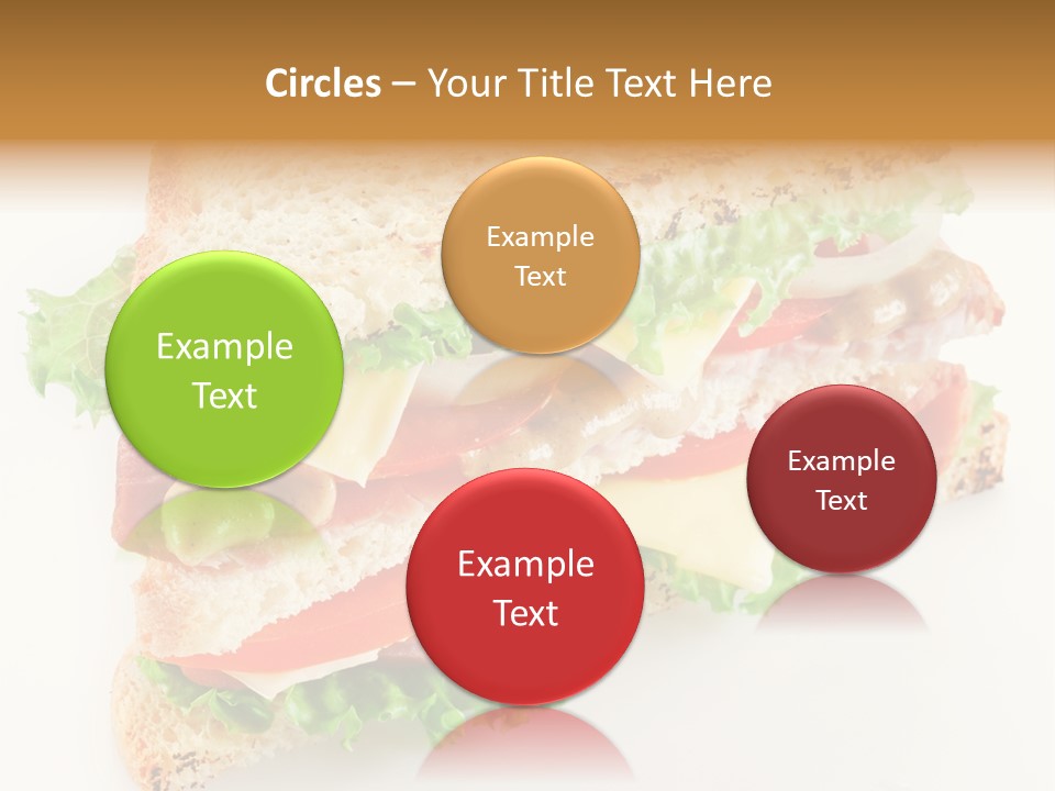 Meal Toast Close Up PowerPoint Template