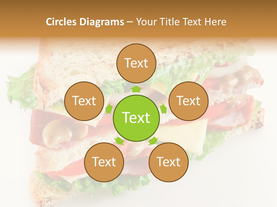 Meal Toast Close Up PowerPoint Template