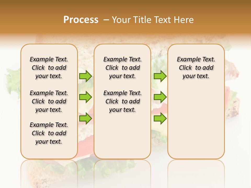 Meal Toast Close Up PowerPoint Template