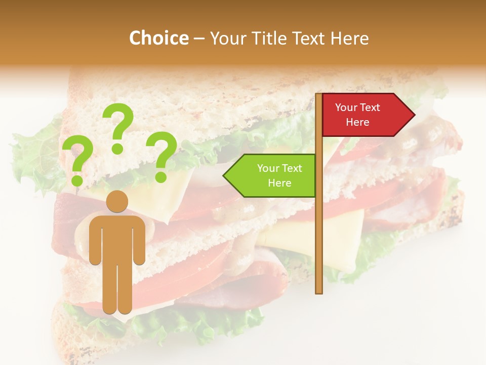 Meal Toast Close Up PowerPoint Template