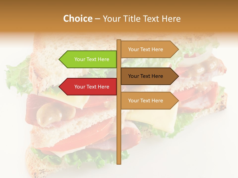 Meal Toast Close Up PowerPoint Template