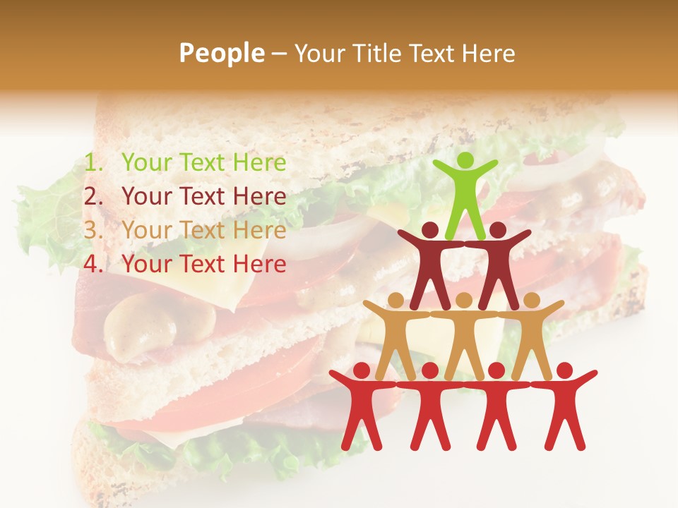 Meal Toast Close Up PowerPoint Template