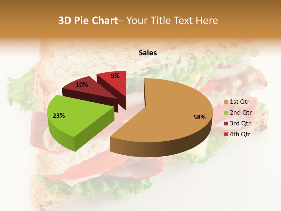 Meal Toast Close Up PowerPoint Template